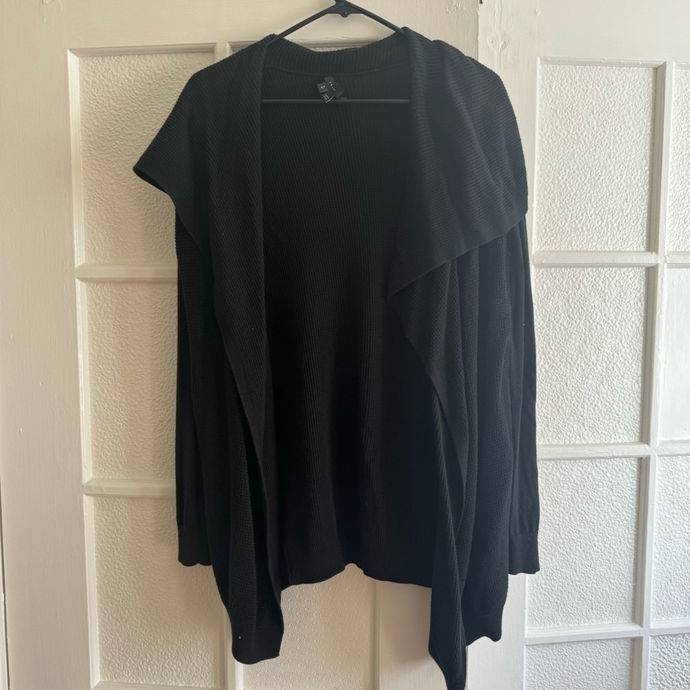 Theory Black Women's cashmere cotton blend Sweater